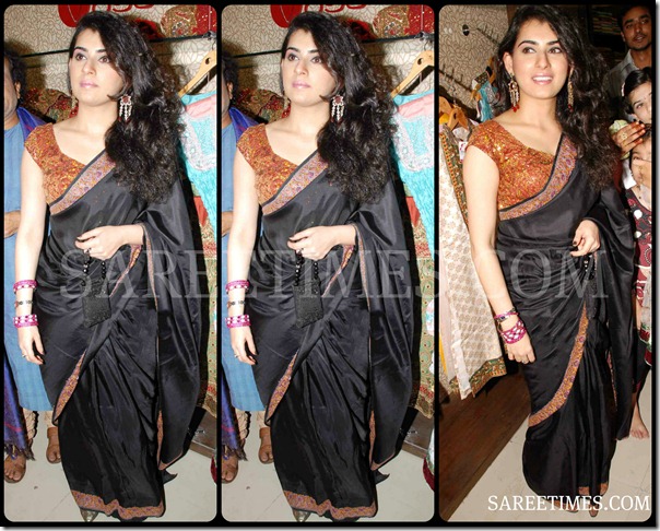 Archana_Black_Saree