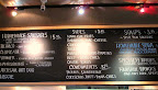 The menu at Sausage Inc.