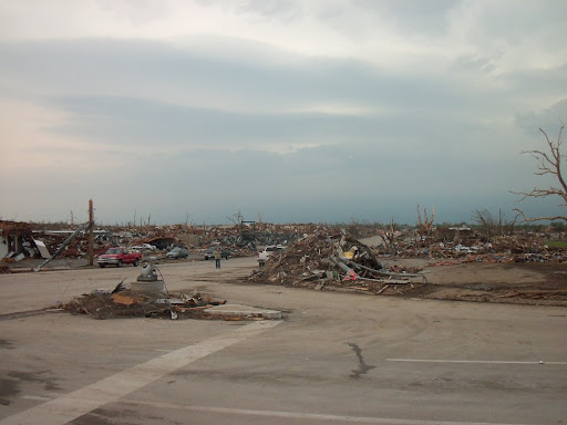 The decimated landscape of Joplin, Missouri.
(Photo credit: Missy Belote)