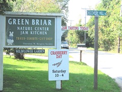 Cape Cod Columbus weekend 2012..Sat. Green Brier Jam kitchen sign