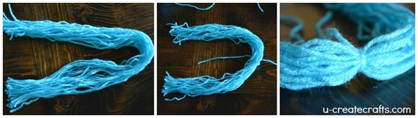 DIY Yarn Wig Tutorial 4a
