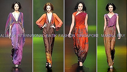 Alleira Internaional Batik fashion Marina Bay Sands