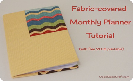 Fabric Covered Monthly Planner Tutorial (10)