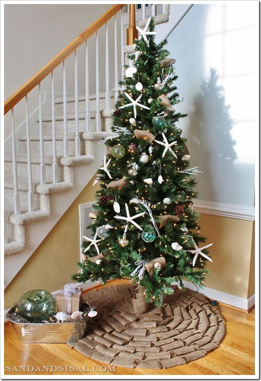 Coastal Christmas Tree - Sand And Sisal Coastal Christmas Tree - Coastal Christmas Tree - Sand And Sisal
