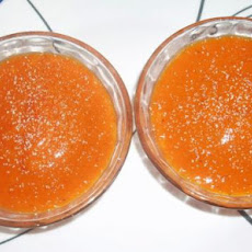 Raw Persimmon and Banana Pudding