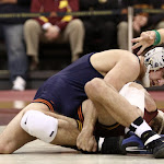 149: Caleb Ervin (Illinois) maj dec #7 Dylan Ness (Minnesota) 11-3. Photo by Mark Beshey.