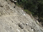 The trail narrows