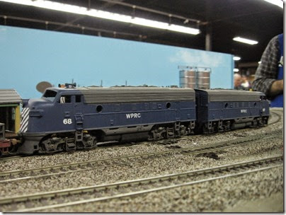 IMG_5604 Waterville Plateau F7A #68 on the LK&R HO-Scale Layout at the WGH Show in Portland, OR on February 18, 2007