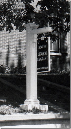 91 - Webster Family in Front of General U.S Grant Home Sign Cropped