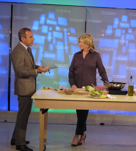 Matt Lauer was very interested in these delicious and light meals.