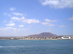 Corralejo from the sea Corralejo from the sea