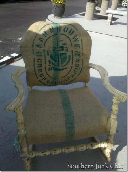 burlap rocker 8