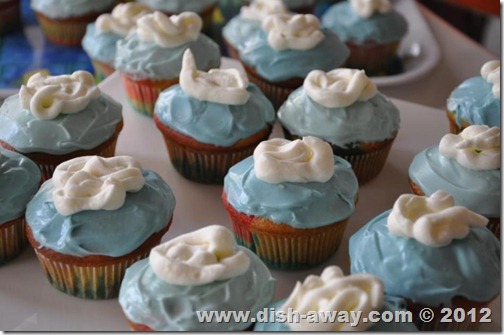 Rainbow Cupcakes Recipe by www.dish-away.com