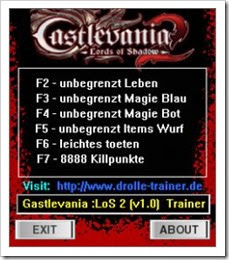 Castlevania Lords Of Shadow 2  6 Trainer dR.oLLe
