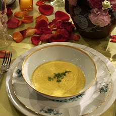 Pumpkin Soup with Lotus Seeds