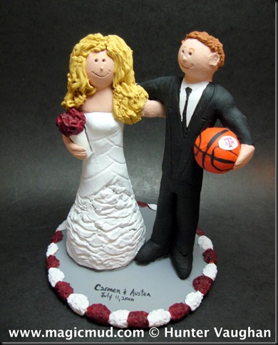 Texas A&M Aggies Wedding Cake Topper