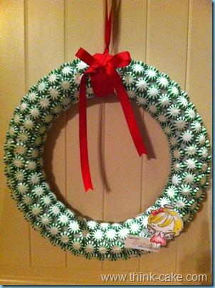 candy wreath