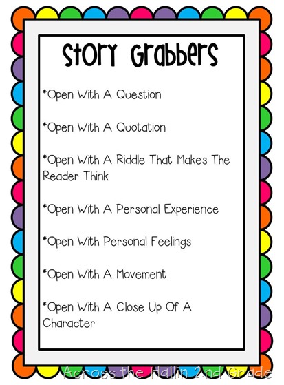 how to write a grabber for an essay