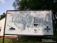 Gozdowice -tablica nt. Rejonu Pamięci Narodowej