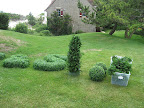 Some of our items, on the lawn ready to be set up.