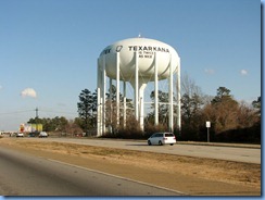 7397 Texas, Texarkana - I-30 East - water tower 7397 Texas, Texarkana - I-30 East - water tower