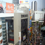 view from the korean restaurant at shibuya 109 in Shibuya, Japan 