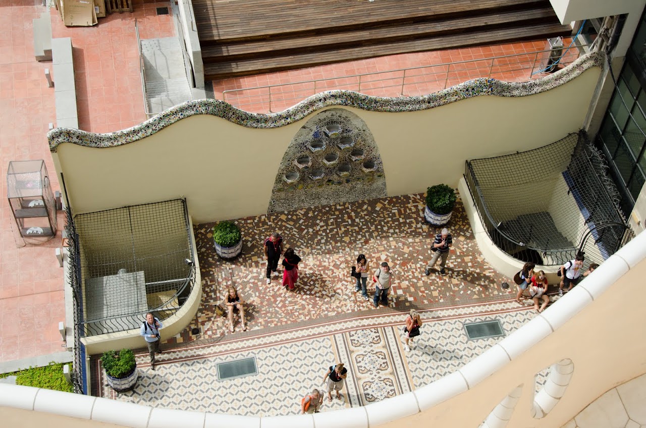 Casa Batllo backyard