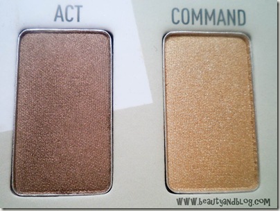 Sigma Beauty Bare Eye Palette Review Swatch Act Command Swatch
