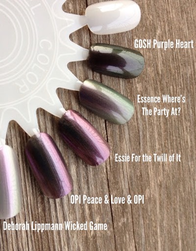 OPI Peace, Love & OPI vs. Essie For The Twill of It
