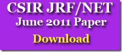 CSIR-NET-June2011-Download