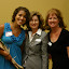 2010 Scholarship recipient Diane Powell with Barbara Goergen (President) and Karen Withers (Scholarship Chair).