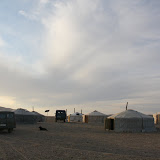 The ger camp at the Khongoryn dunes