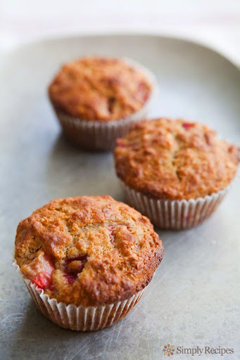 Strawberry Oatmeal Muffins on Simply Recipes