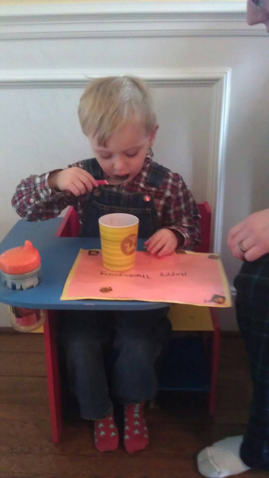 first taste of hot chocolate