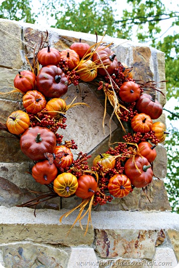 pumpkin wreath