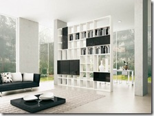 Green Shelving Interior Design from Alf da Fre