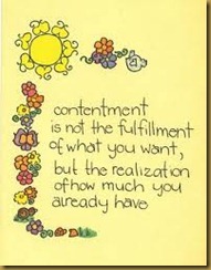 contentment contentment