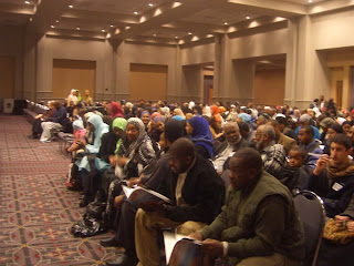 One of the more well-attended events... "Allah made me Funny"