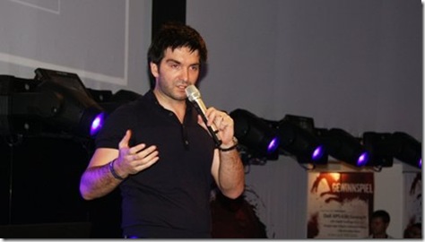 Cevat Yerli at the gamescom 2009