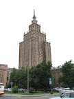 Anders's trip started by visiting Riga - Academy of Science, Riga, Latvia