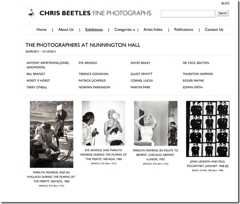 THE PHOTOGRAPHERS AT NUNNINGTON HALL | Chris Beetles Fine Photographs