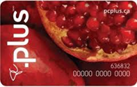Plus Points card Plus Points card