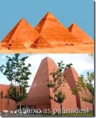 Querem destruir as piramides.Ago.2012