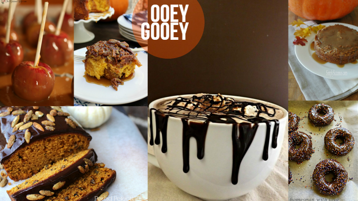 Ooey Gooey Fall Desserts featured on homework | carolynshomework.com 