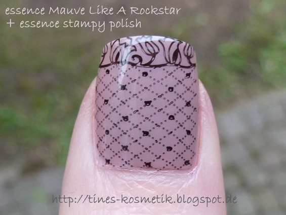 Mauve Like A Rockstar Stamping 3