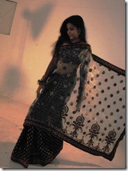 sadhika in hot half saree