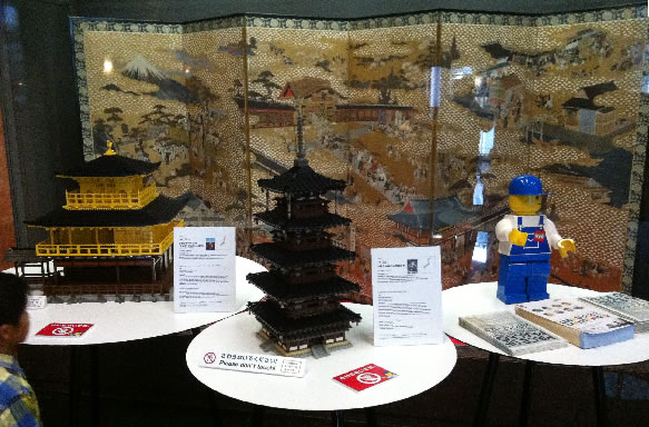 金閣寺と五重塔のレゴブロック