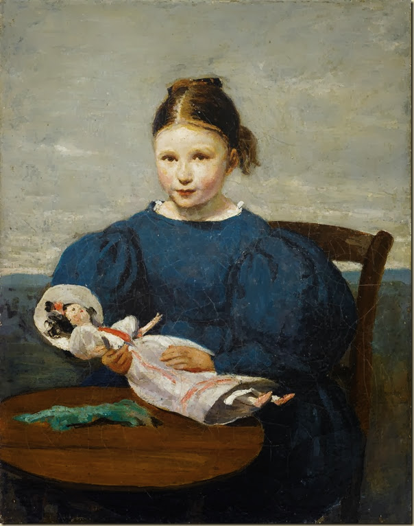 ille Corot, Petite fille avec une poupée ille Corot, Petite fille avec une poupée