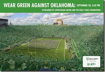 Notre Dame green Notre Dame green