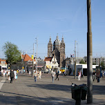 amsterdam central station in Amsterdam, Netherlands 